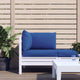 Cuscini per pallet VidaXL 3 pezzi in tessuto oxford blu