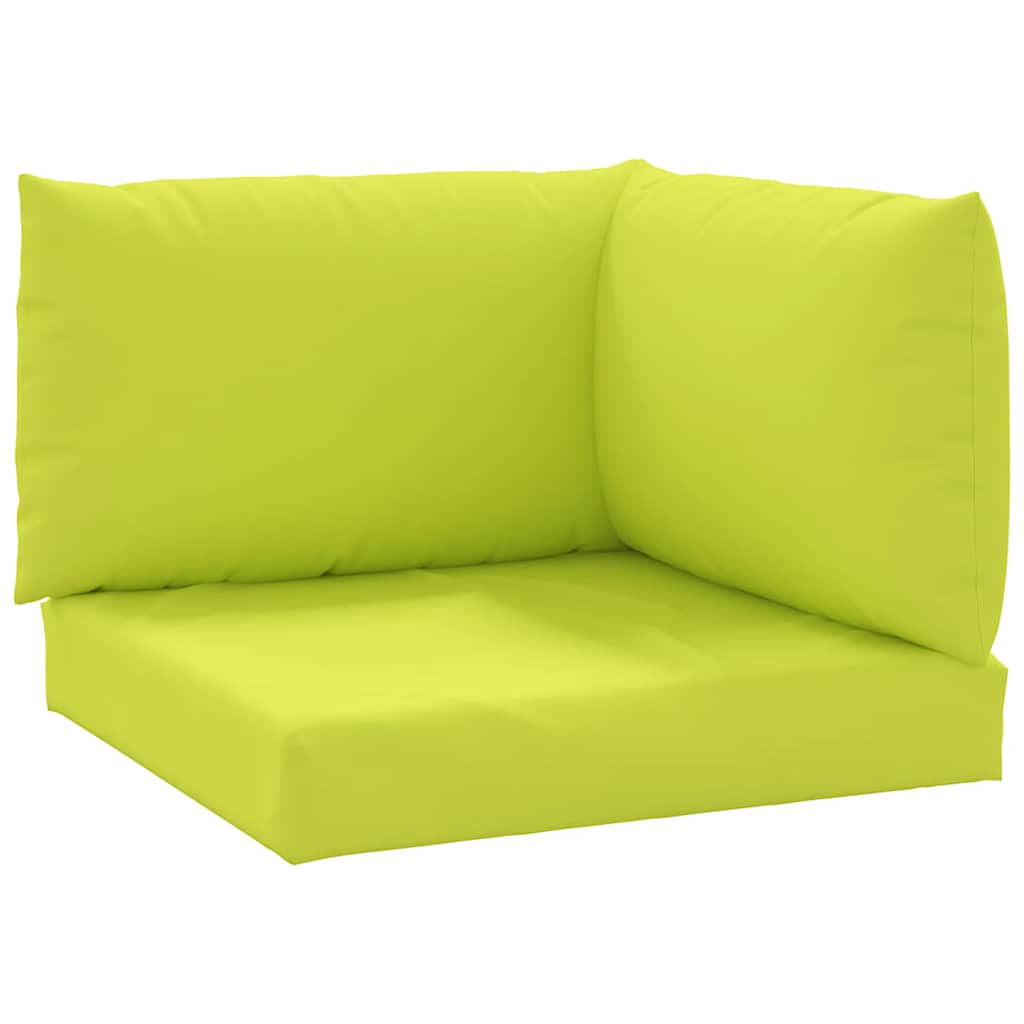Cuscini per pallet VidaXL 3 pezzi in tessuto oxford verde brillante
