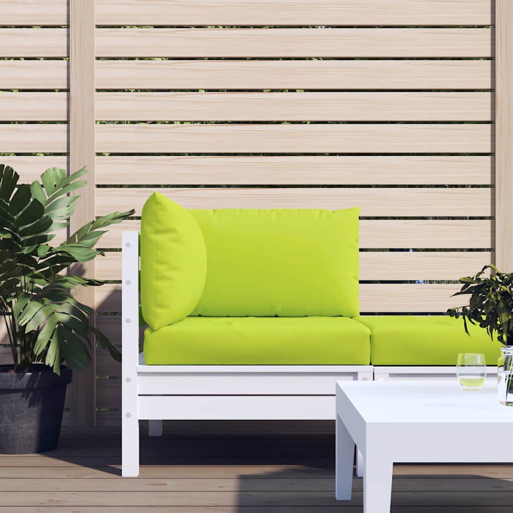 VidaXL cojines palet 3uds tela oxford verde claro