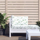 Cuscini di pallet Vidaxl 3 ST Modello fogliare Oxford tessuto