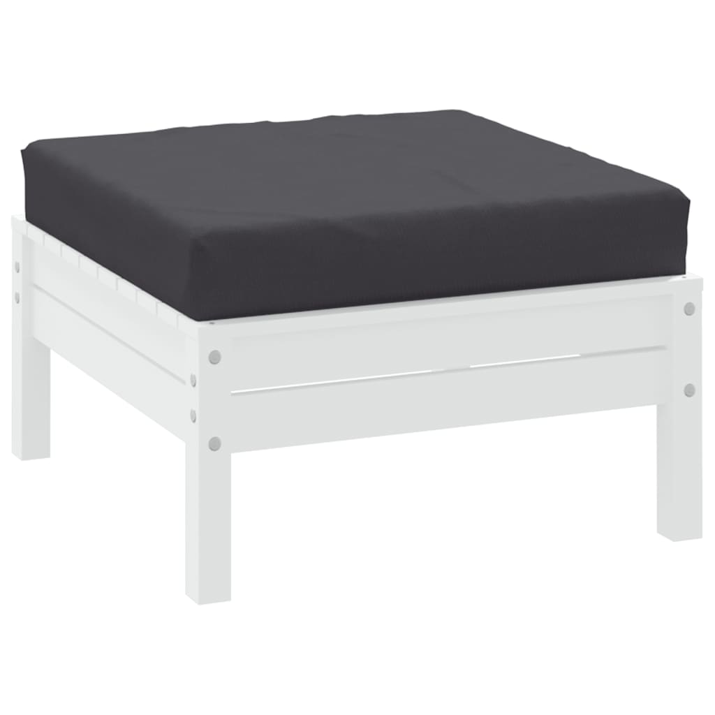 Cuscino Vidaxl pallet 60x60x8 cm tessuto oxford antracite -lorato