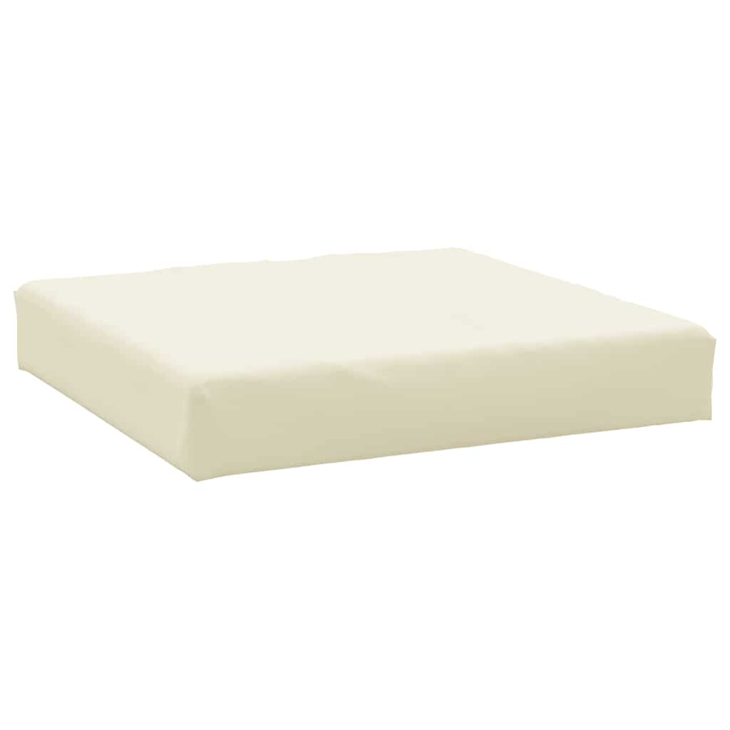 Vidaxl Pallet Cushion 60x60x8 CM Oxford Fabric Cream -Coled