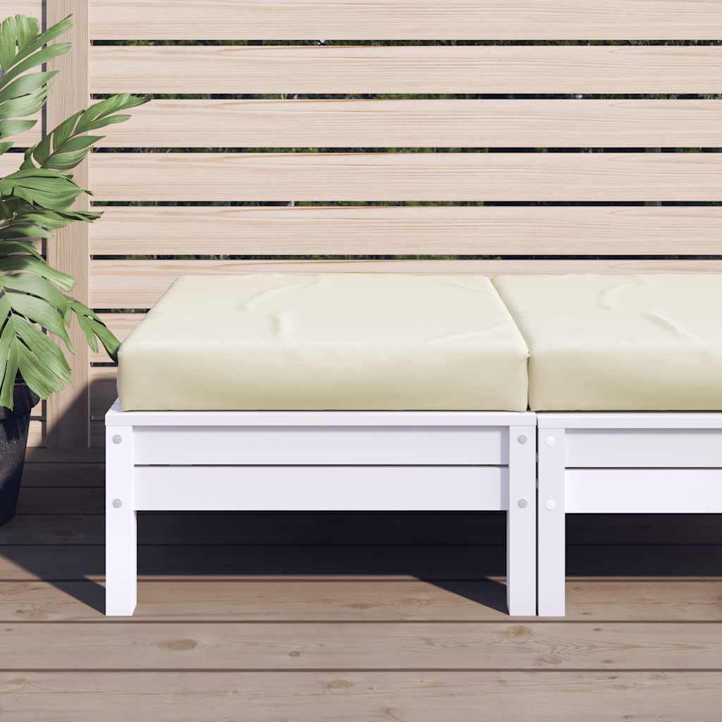 Vidaxl Pallet Cushion 60x60x8 CM Oxford Fabric Cream -Coled