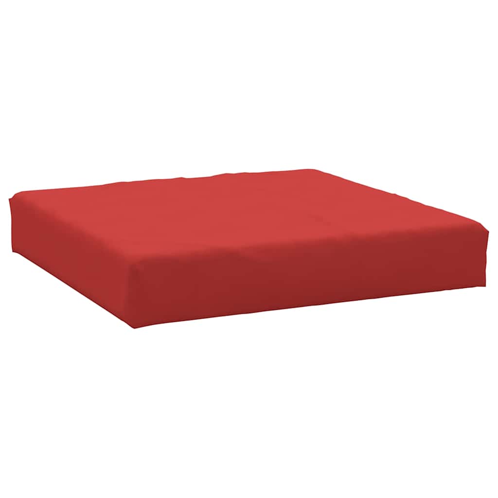Vidaxl Pallet Cuscino 60x60x8 cm tessuto Oxford rosso