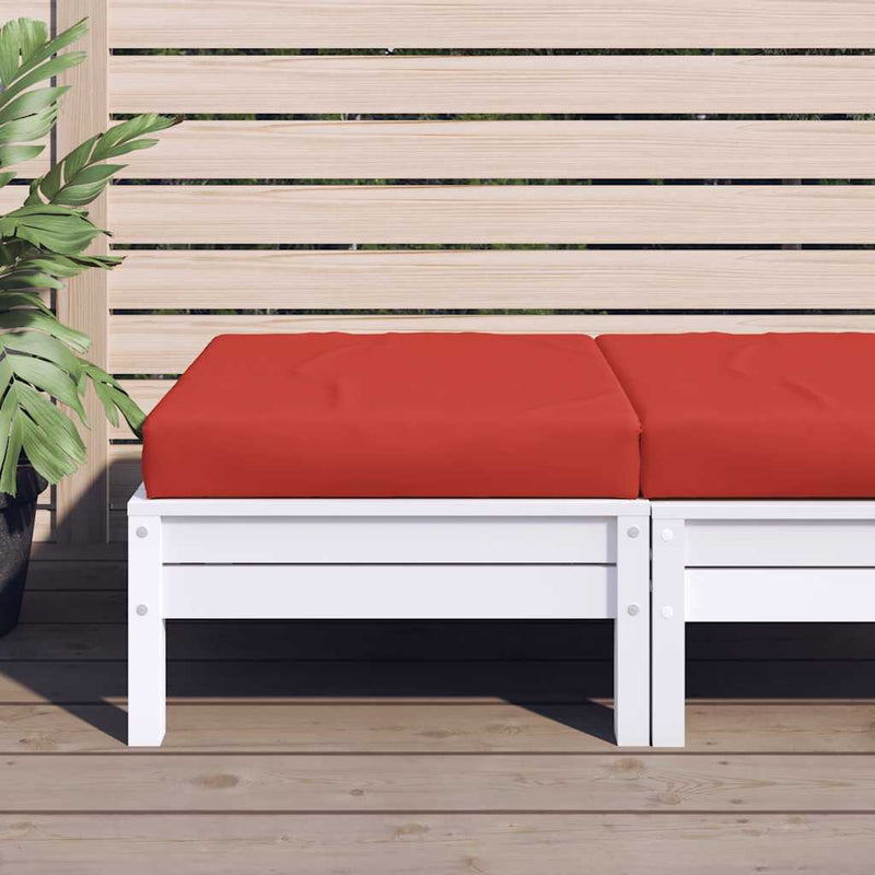 Vidaxl Pallet Cuscino 60x60x8 cm tessuto Oxford rosso