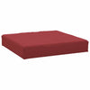 Vidaxl Pallet cushion 60x60x8 cm Oxford fabric wine red