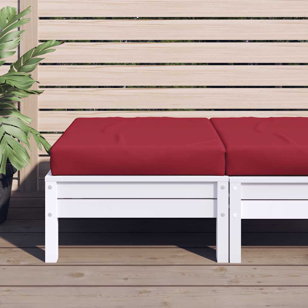 Vidaxl Pallet cushion 60x60x8 cm Oxford fabric wine red