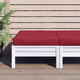 Vidaxl Pallet cushion 60x60x8 cm Oxford fabric wine red
