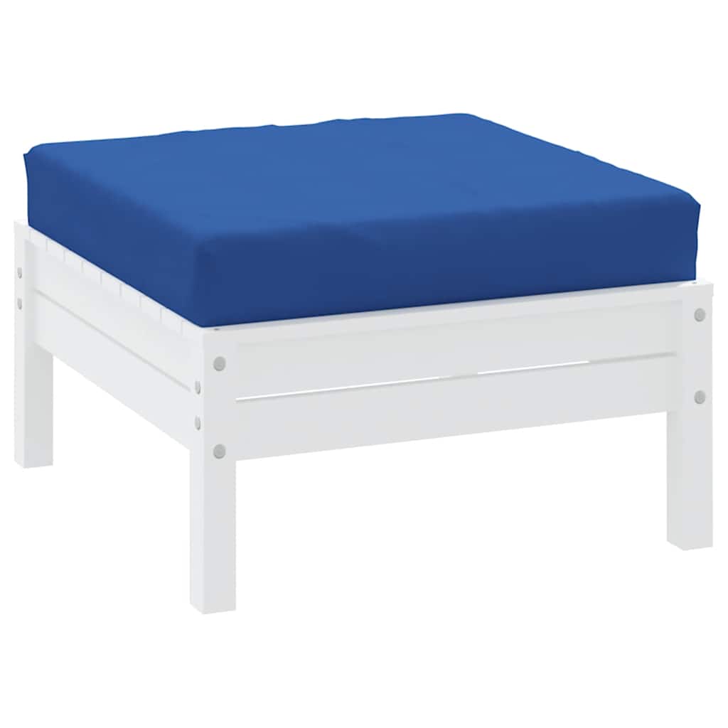 Vidaxl Pallet Cuscino 60x60x8 cm tessuto oxford blu blu