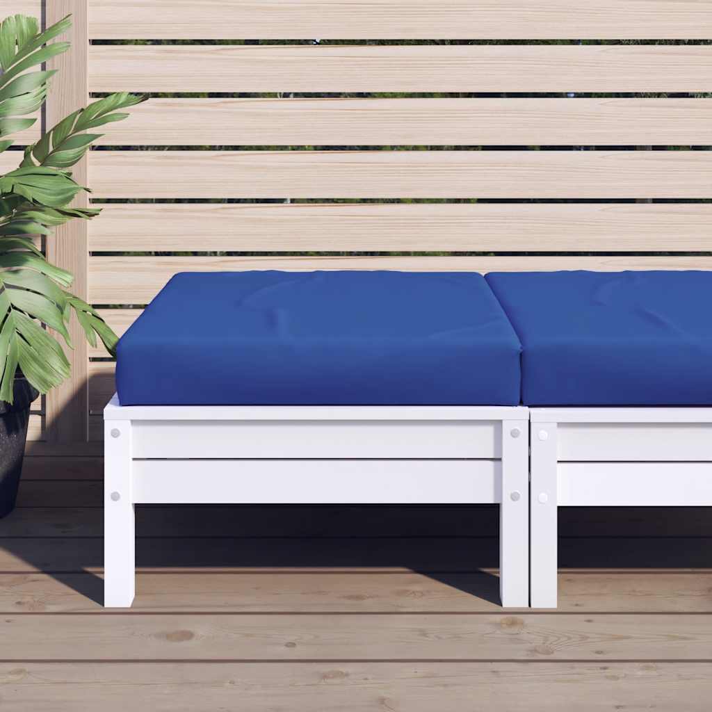 Vidaxl Pallet Cuscino 60x60x8 cm tessuto oxford blu blu