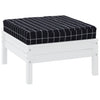 Vidaxl Pallet Cuscino controllato 60x60x8 cm tessuto oxford nero