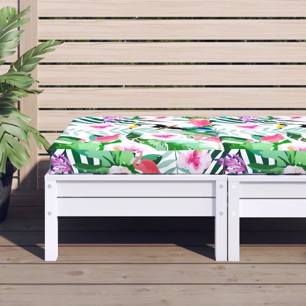 Vidaxl Pallet Cuscino 60x60x8 cm Fabric oxford multi -colorato