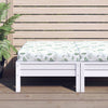 Vidaxl palletkussen bladpatroon 60x60x8 cm oxford stof