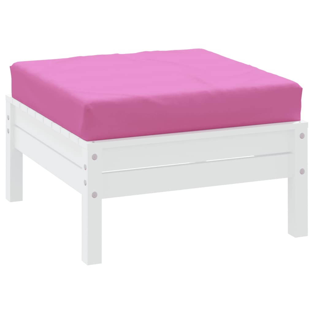 Vidaxl Pallet Cuscino 60x60x8 cm tessuto oxford rosa