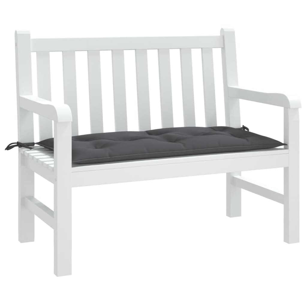 Vidaxl Garden Banch Cushion 110x50x7 cm Tessuto di Oxford Antracite -Collorato