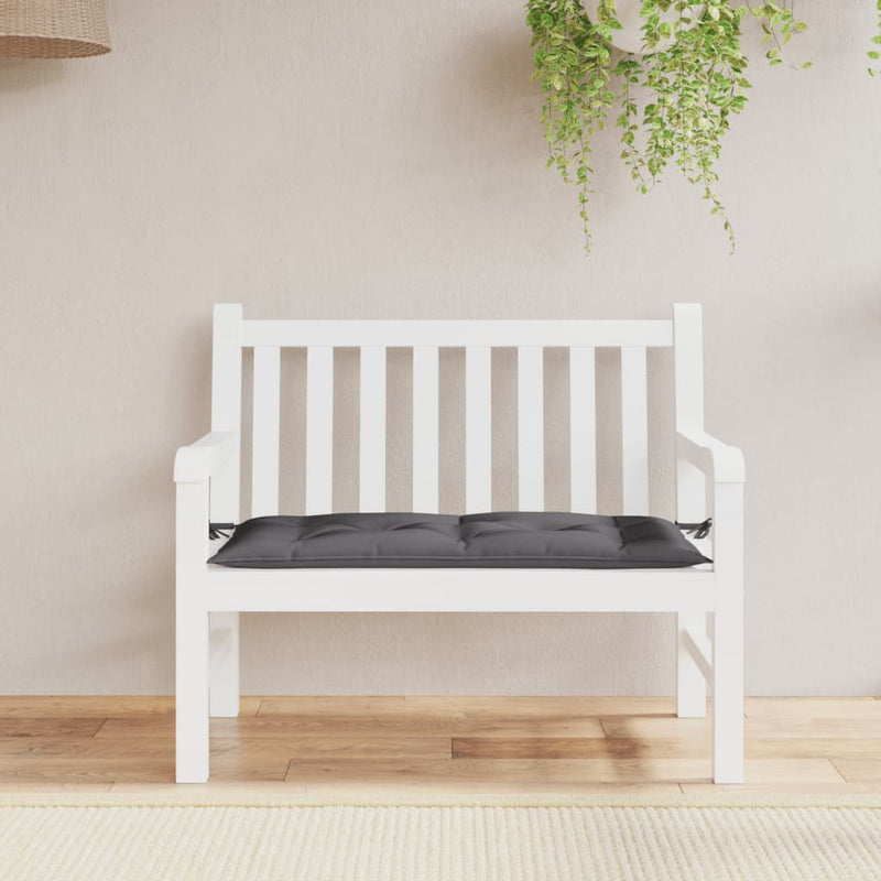 Vidaxl Garden Bench Cushion 110x50x7 CM Oxford Fabric Antracita -Coled