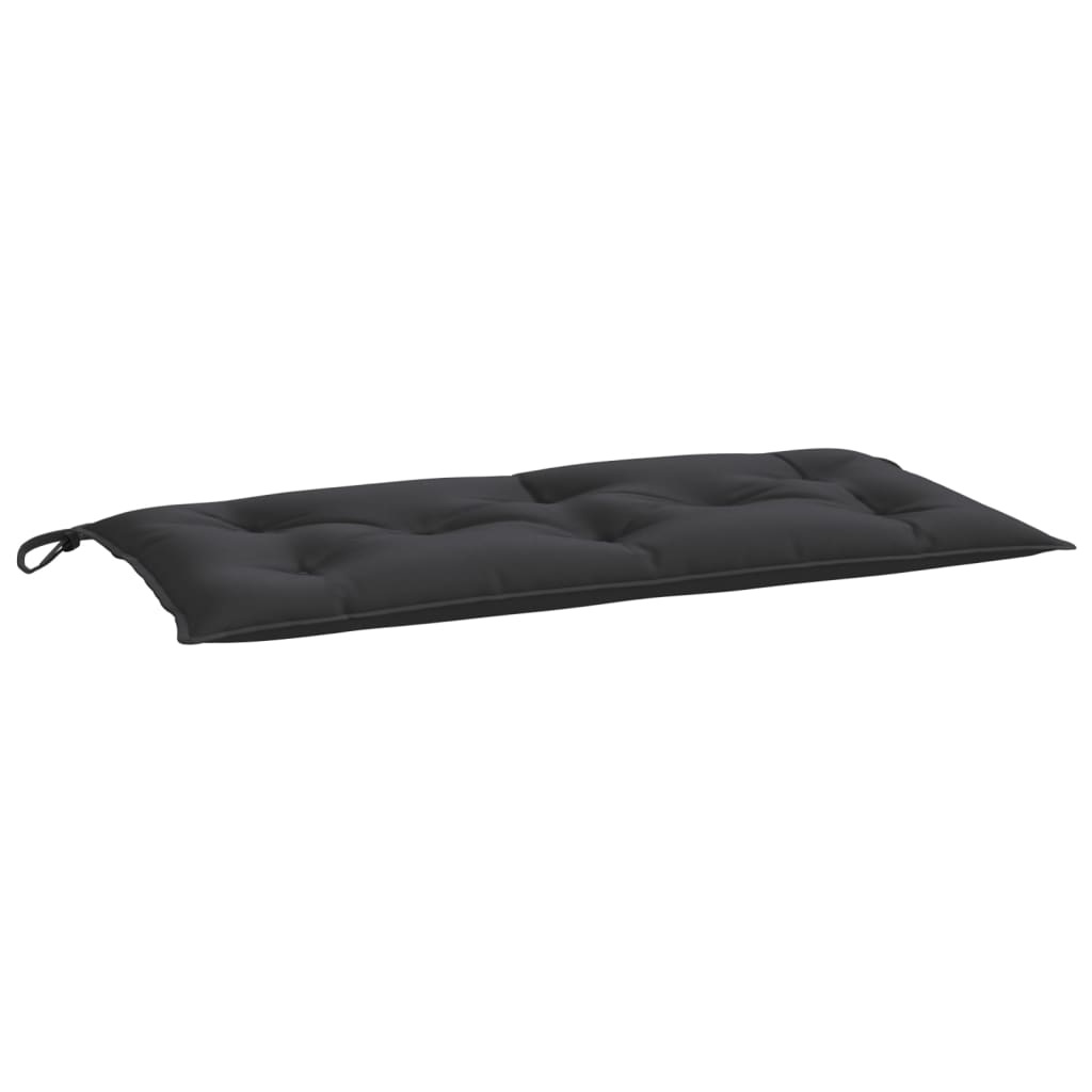 Vidaxl Garden Bench Cushion 110x50x7 cm tessuto oxford nero