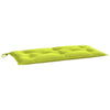 Vidaxl Garden Bench Cushion 110x50x7 CM Oxford Fabric Clear Verde