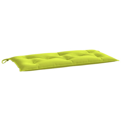 Vidaxl Garden Bench Cushion 110x50x7 CM Oxford Fabric Clear Verde