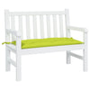 Vidaxl Garden Bench Cushion 110x50x7 CM Oxford Fabric Clear Verde