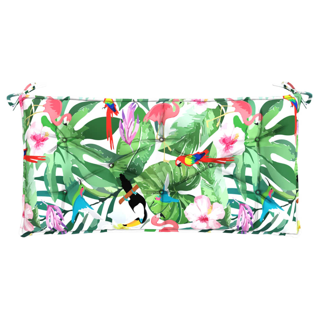 Vidaxl Garden Bench Cushion 110x50x7 CM Fabric Multi -Colored