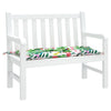 Vidaxl Garden Bench Cushion 110x50x7 CM Fabric Multi -Colored