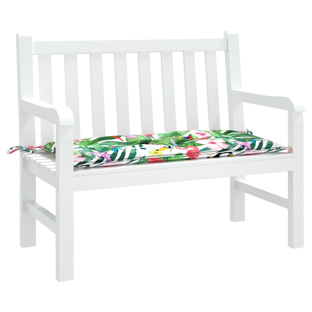 Vidaxl Garden Bench Cushion 110x50x7 CM Fabric Multi -Colored