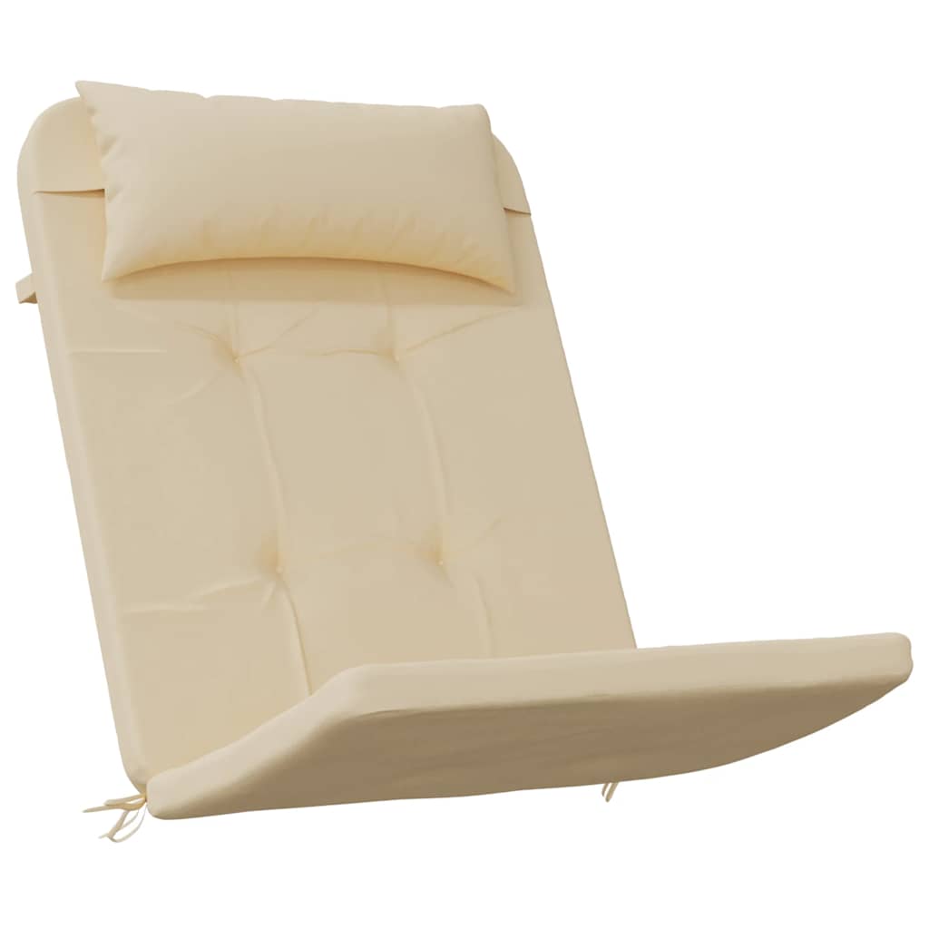 Cuscini per sedia VidaXL 2 pezzi in tessuto adirondack oxford beige