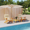 Cuscini per sedia VidaXL 2 pezzi in tessuto adirondack oxford beige