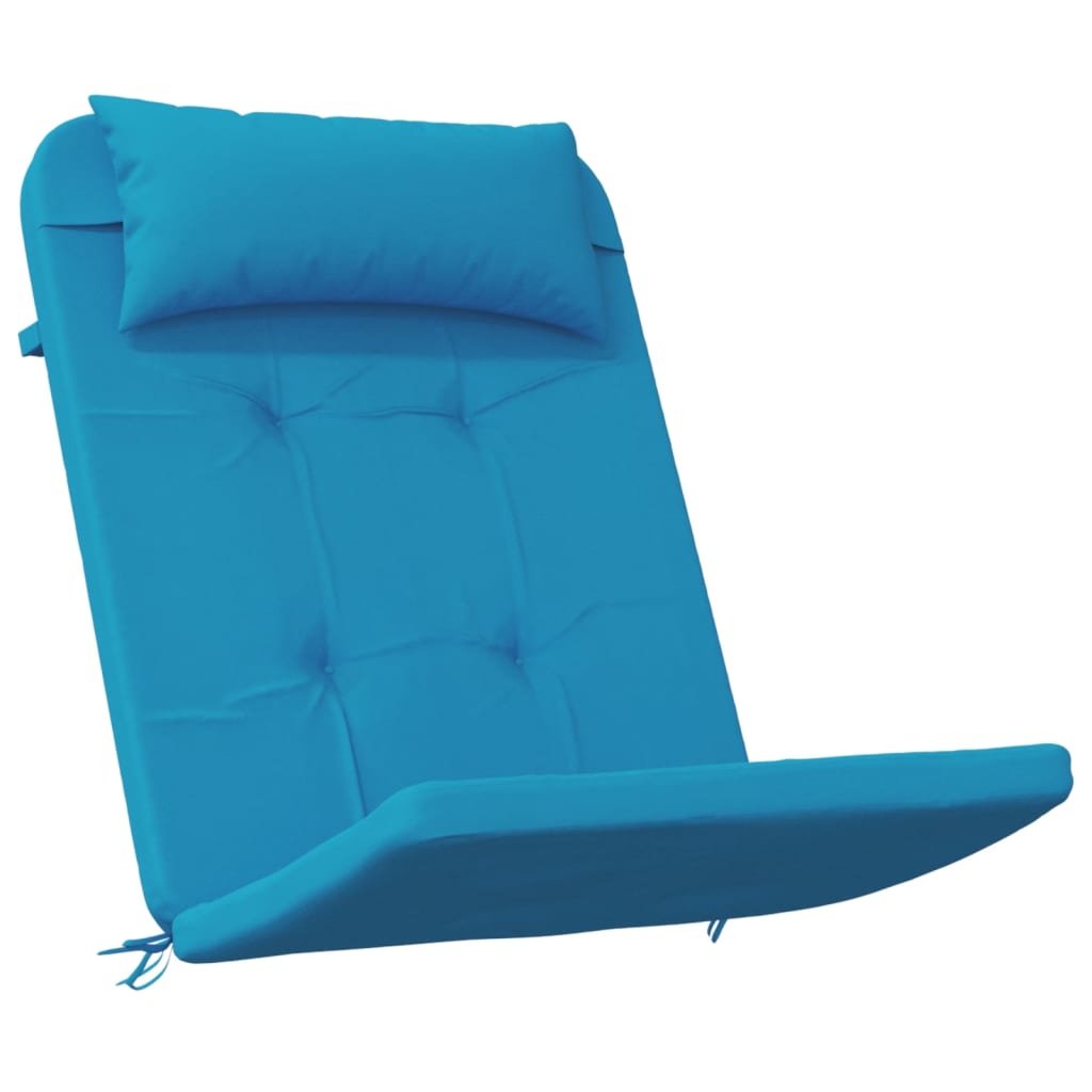 Cuscini per sedia VidaXL 2 pezzi in tessuto adirondack oxford azzurro