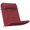 Cuscini per sedia VidaXL 2 pezzi in tessuto adirondack oxford rosso vino