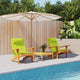 VidaXL cojines para silla 2 piezas verde brillante 58 x 77 x 4,5 cm tela oxford