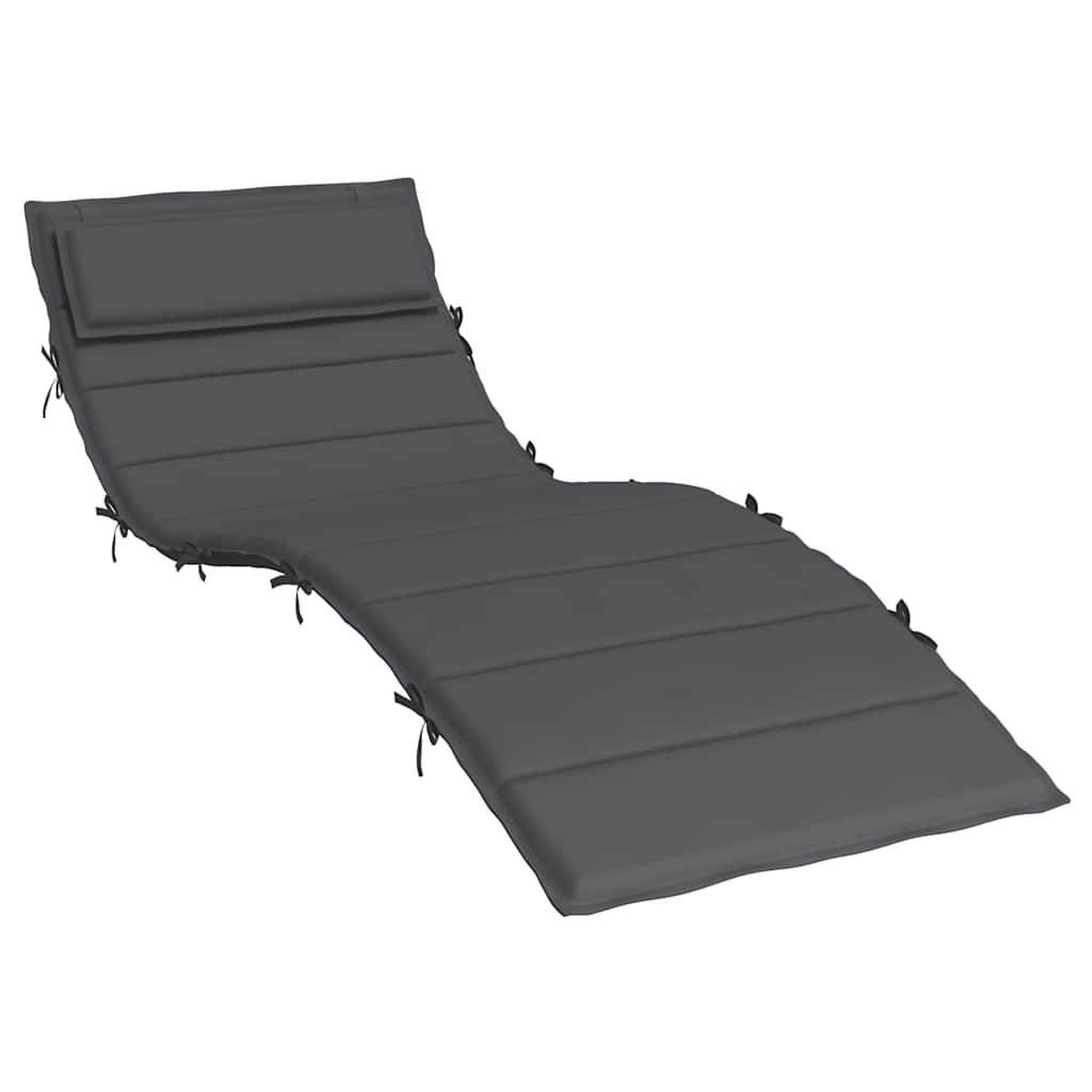 Vidaxl ROUNGER CHUCHION 180X60X3 CM OXFORD FAZA ANTRACITE