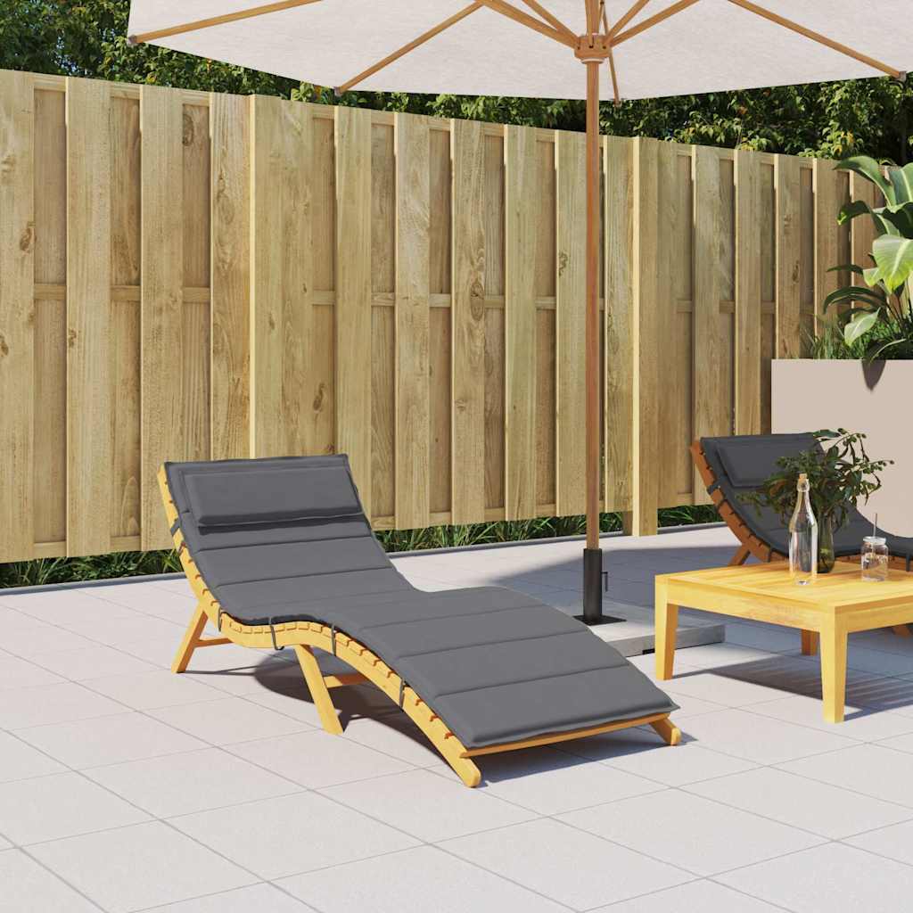 Vidaxl ROUNGER CHUCHION 180X60X3 CM OXFORD FAZA ANTRACITE