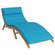 VidaXL cojín para tumbona azul claro 178 x 60 x 4 cm tela oxford