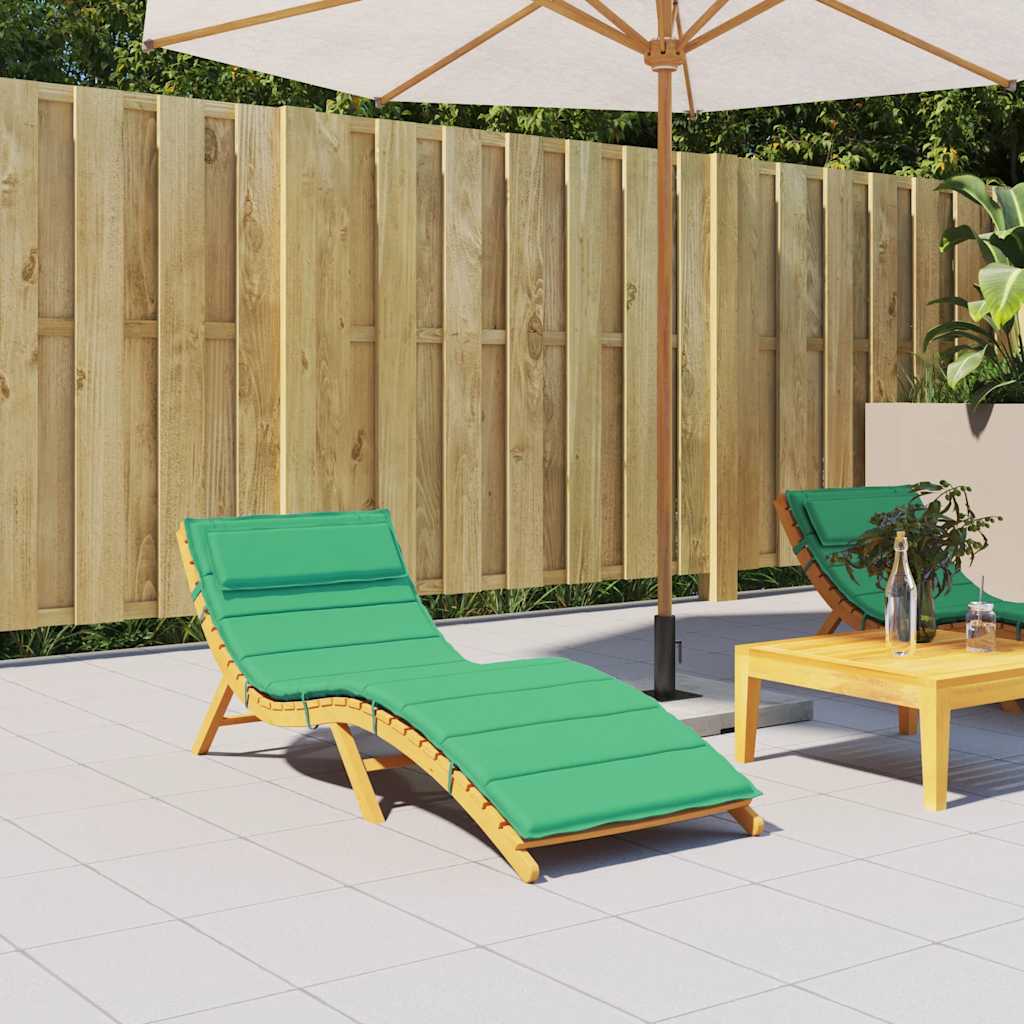 Vidaxl Lagger Cushion 180x60x3 cm tessuto Oxford verde