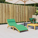 Vidaxl Lagger Cushion 180x60x3 cm tessuto Oxford verde