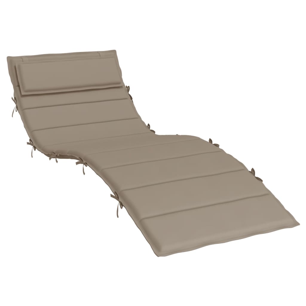 Vidaxl Lounge Cushion 180x60x3 cm Tessuto Oxford Taupe