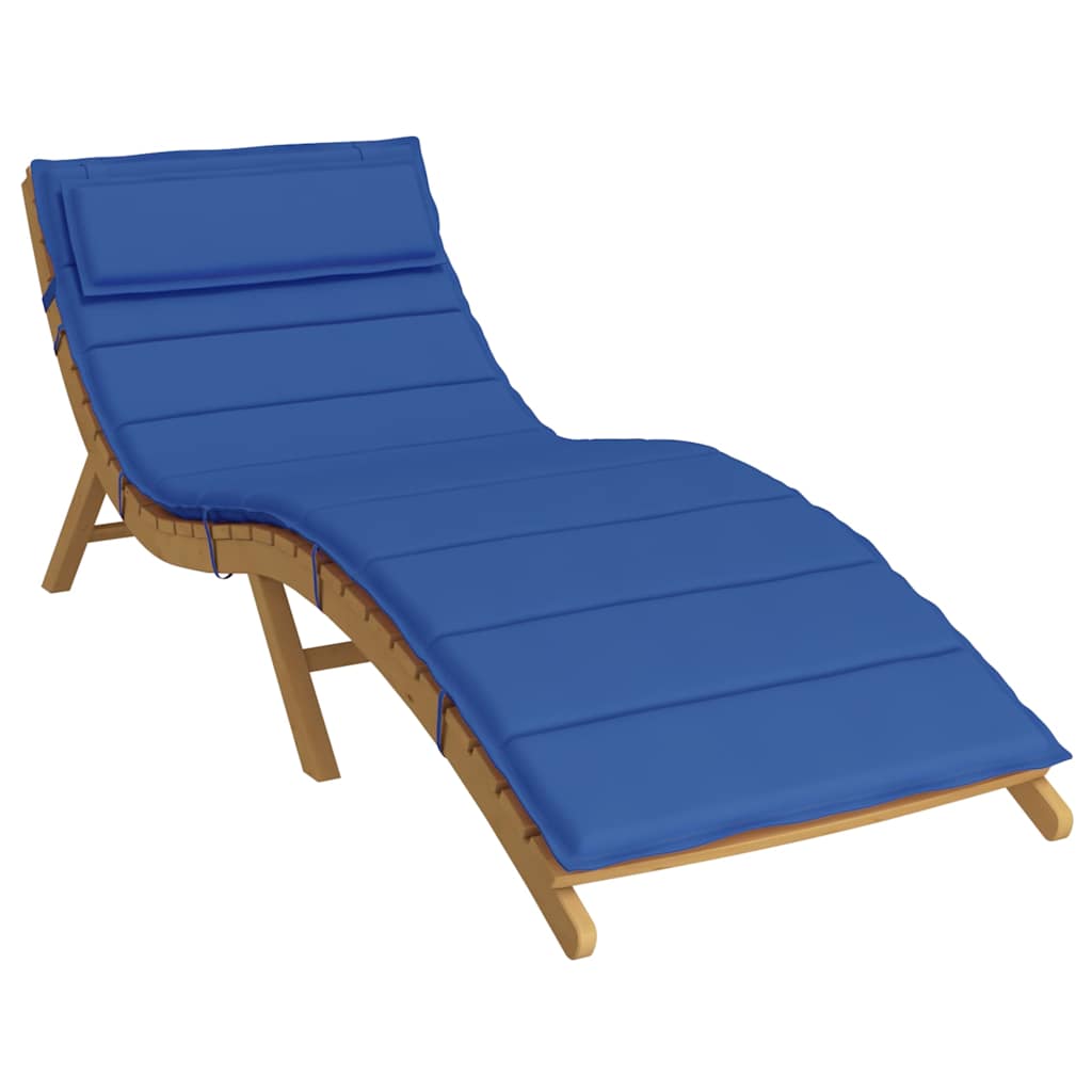 Vidaxl Lagger Cushion 180x60x3 cm tessuto oxford blu reale