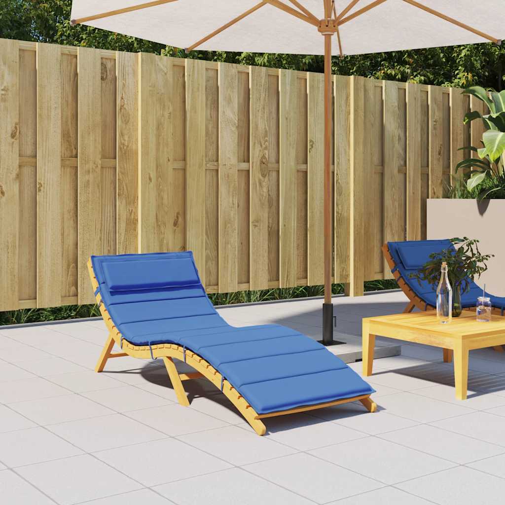 Vidaxl Lagger Cushion 180x60x3 cm tessuto oxford blu reale