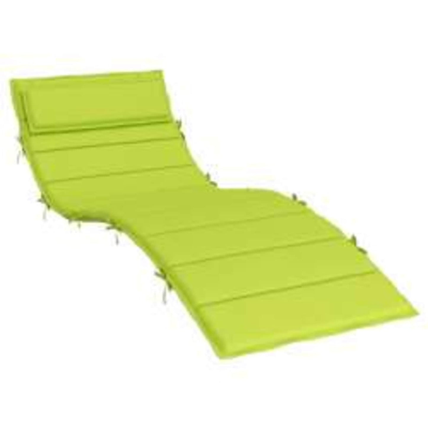 Vidaxl zon loungerkussen groen 178 x 60 x 4 cm oxford stof