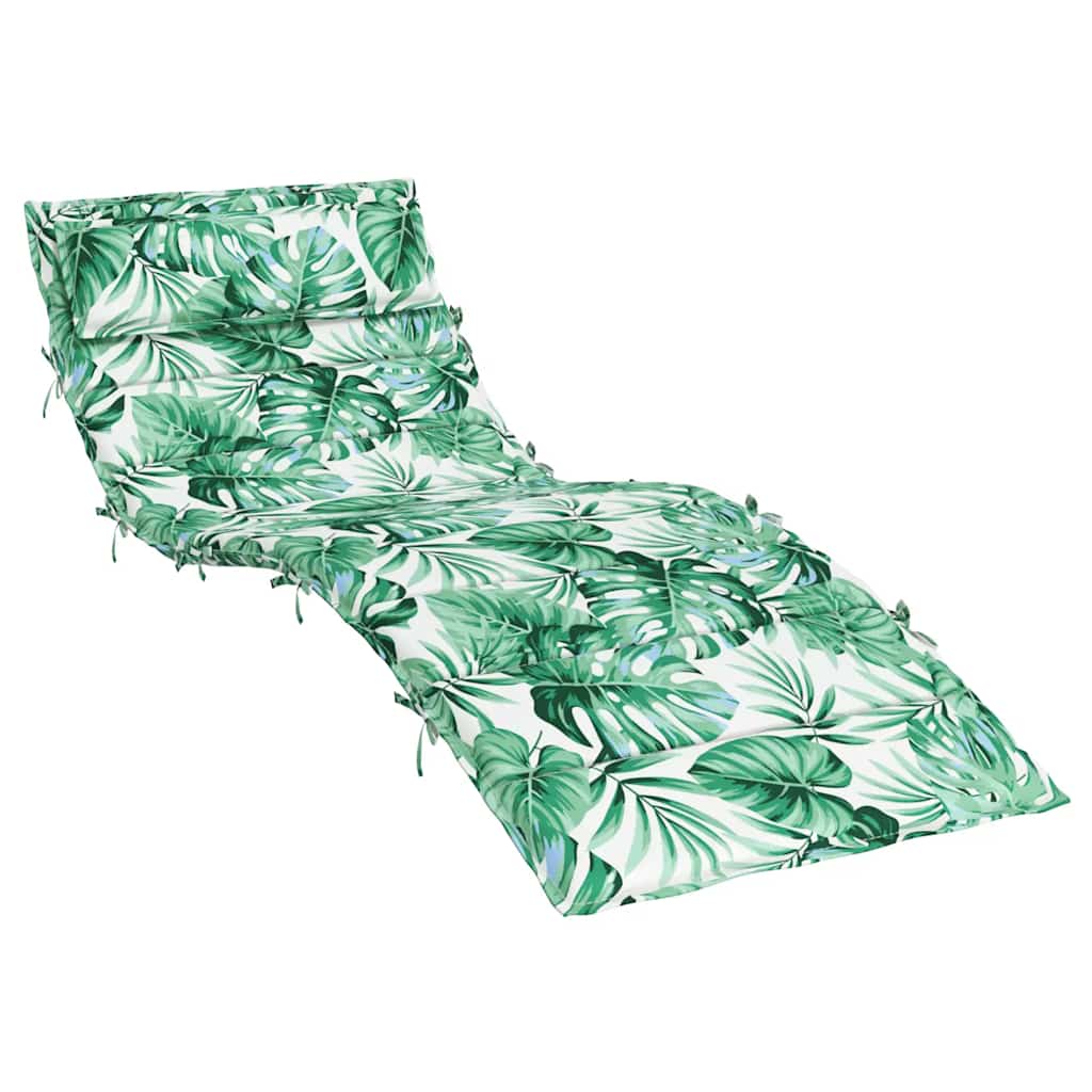 Vidaxl Legger Cushion Leaf Modello 180x60x3 cm Tessuto Oxford
