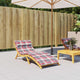 Vidaxl sun lounger cushion red and gray 178 x 60 x 4 cm oxford fabric