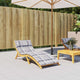 Vidaxl cojín para tumbona cuadros gris 178 x 60 x 4 cm tela oxford