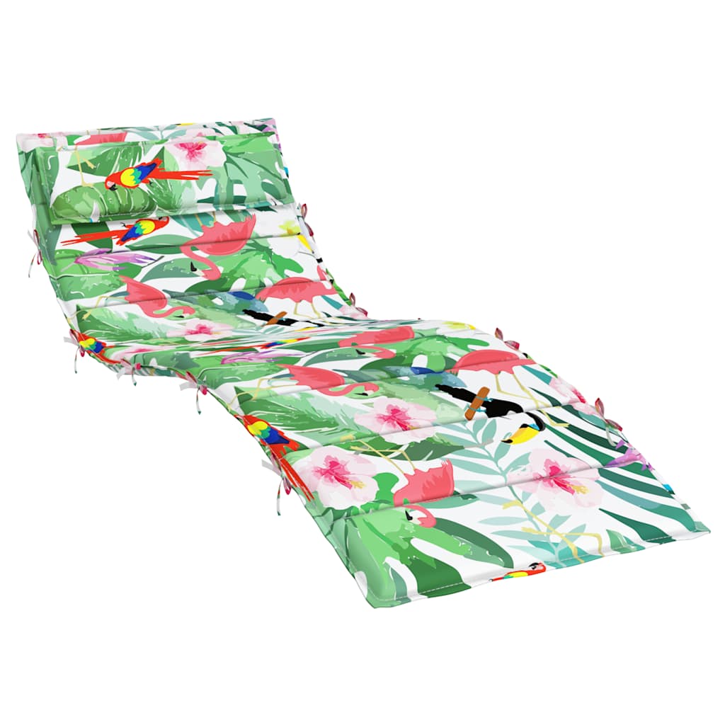 Vidaxl Lagger Cushion 180x60x3 cm Fabric oxford multi -colorato