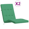 Cuscini per sedia da patio Vidaxl 2 St Oxford Fabric Green