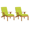 Cuscini da sedia da patio Vidaxl 2 St Oxford Fabric Bright Green