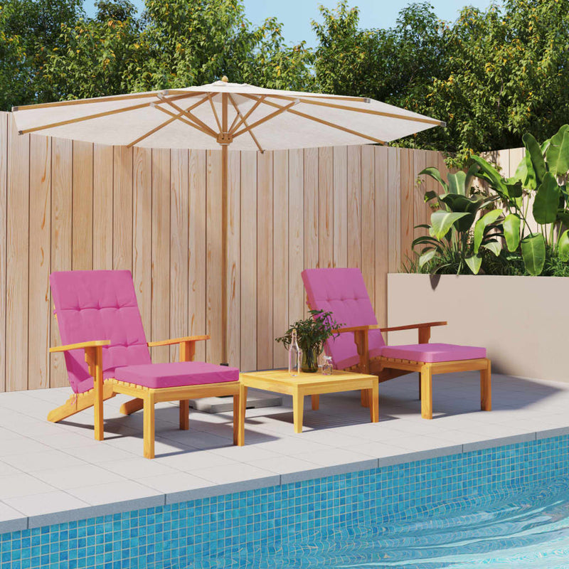 Cuscini da sedia da patio Vidaxl 2 St Oxford Fabric Pink