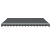 Tenda da sole estensibile Vidaxx 4,5x3 m tessuto e alluminio antracite