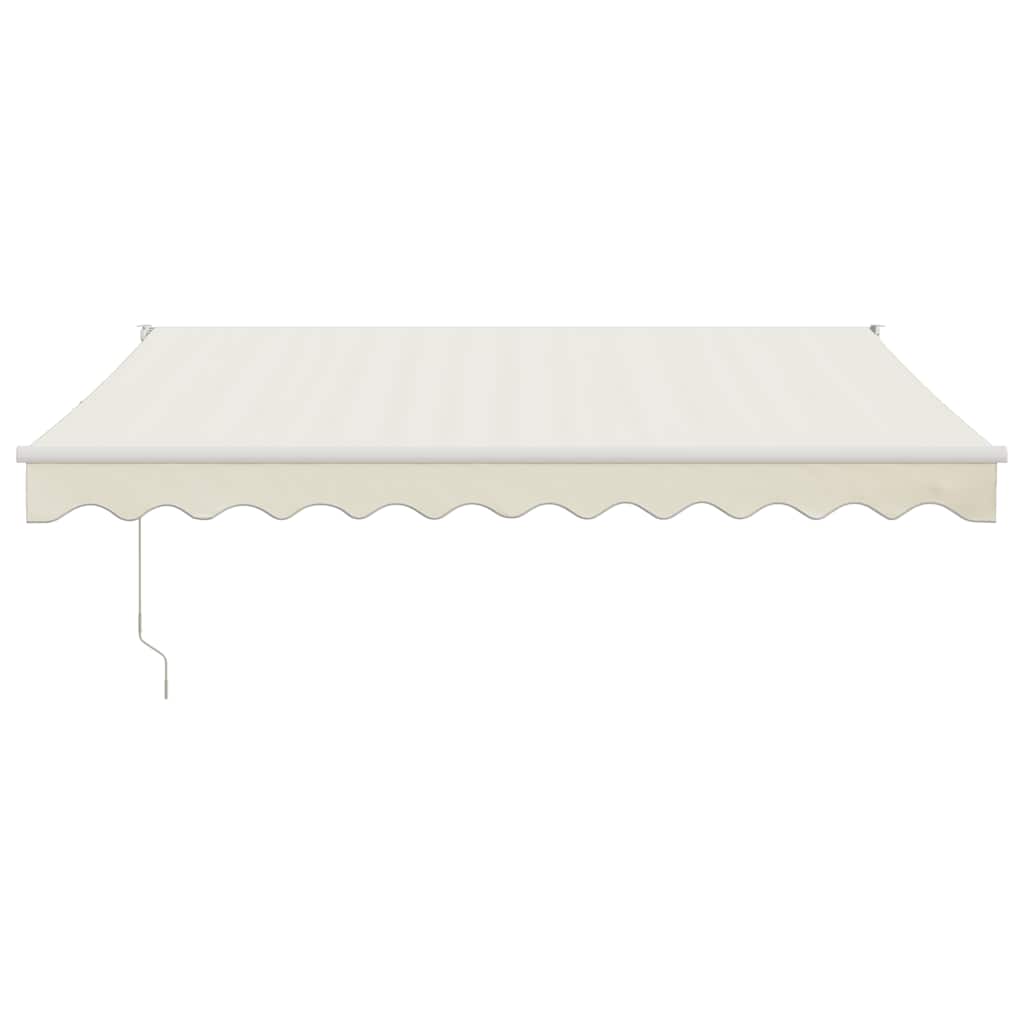 Toldo vidaxx extensible automáticamente 3x2,5 m color crema